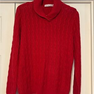 Liz Claiborne Vibrant Red Knit Sweater